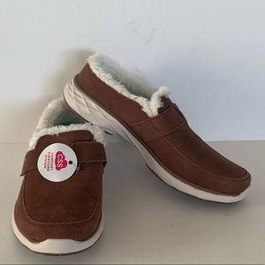 Ryka Lillianna Suede Leather & Faux Fud Adj.